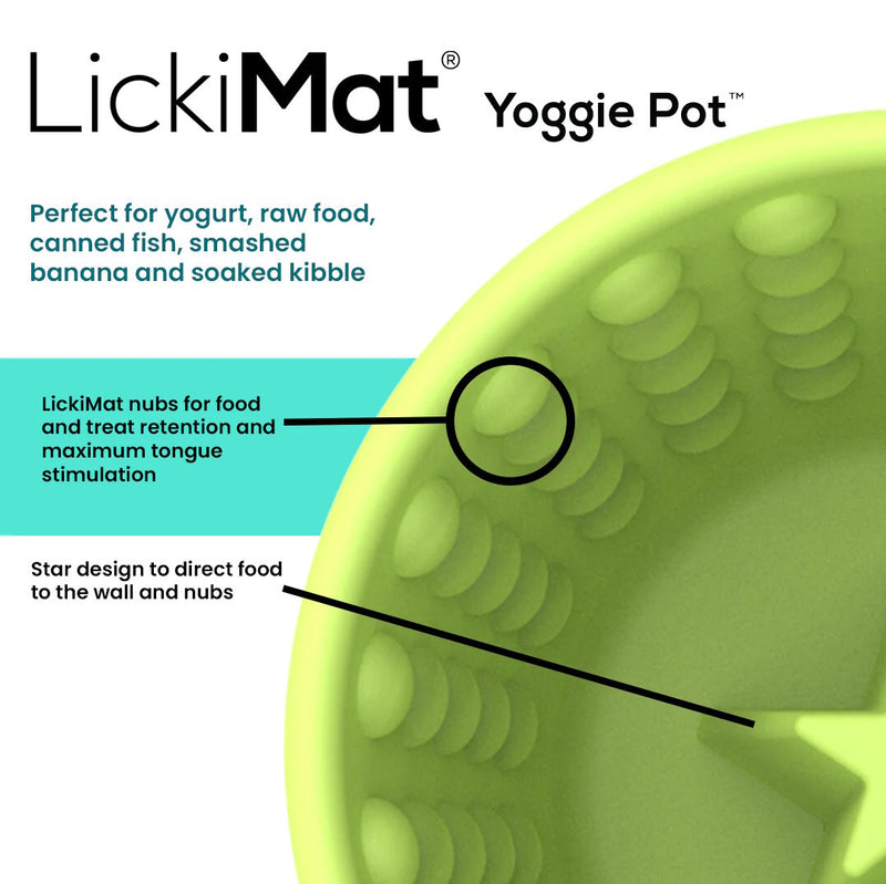 LickiMat® Yoggie Pot - Slow Feeder Bowl - Dante’s Pet Shop