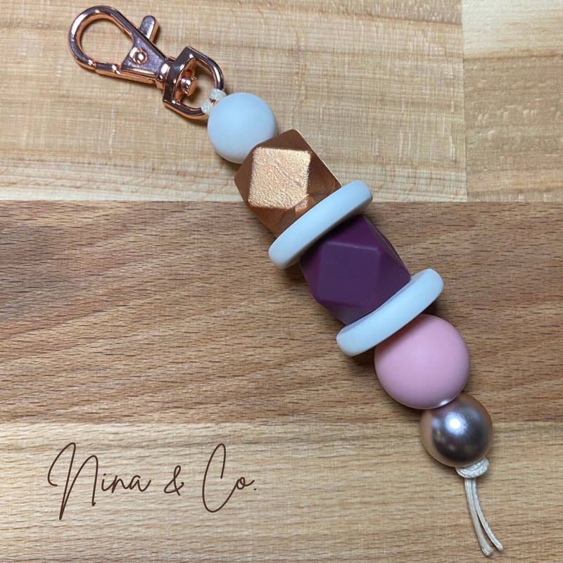 Rose Gold Keyring - Dante’s Pet Shop