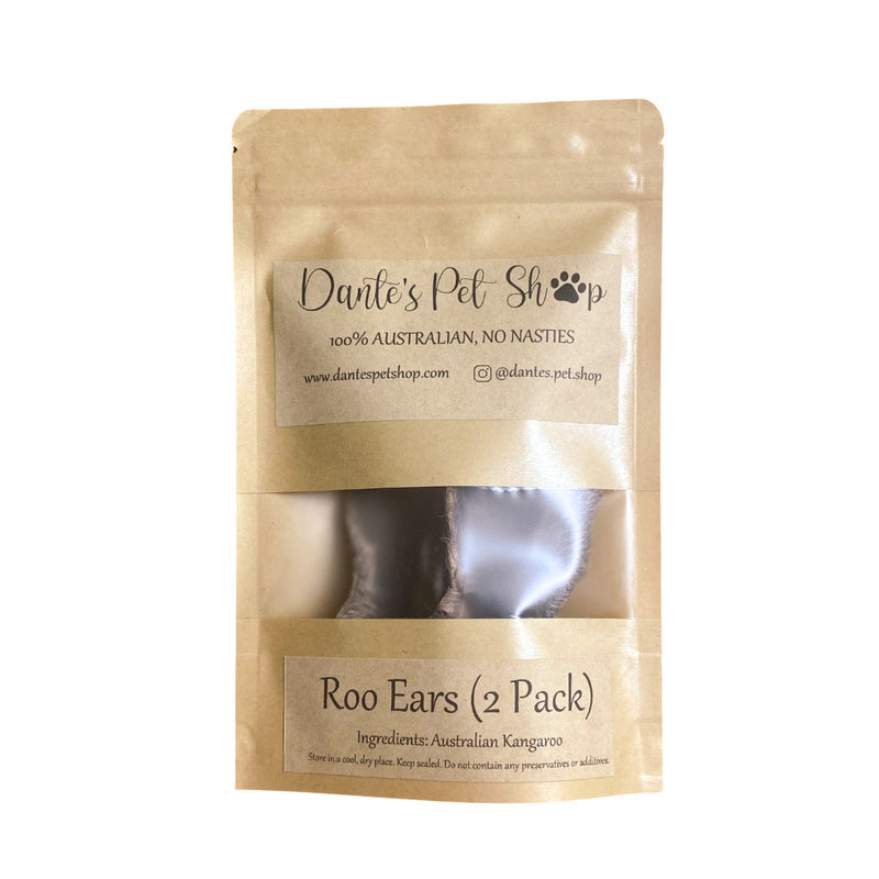 Roo Ears With Fur x2 - Dante’s Pet Shop