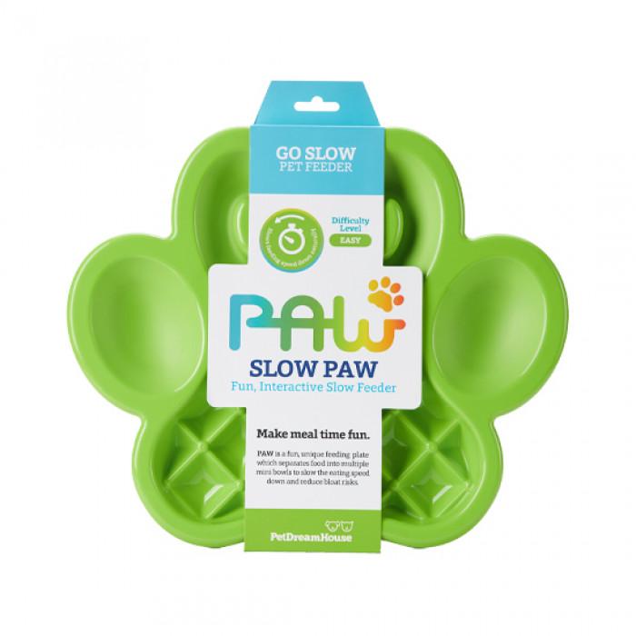 Pet DreamHouse PAW Slow Feeder - Green - Dante’s Pet Shop