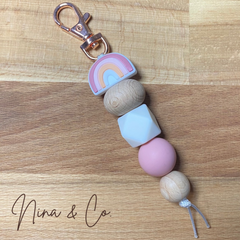 Boho Rainbow Keyring - Dante’s Pet Shop